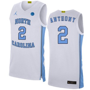 Men's North Carolina Tar Heels #2 Cole Anthony White 2020 High School Jerseys 337311-789