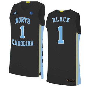 Men's North Carolina #1 Leaky Black Black 2020 Official Jersey 444276-469