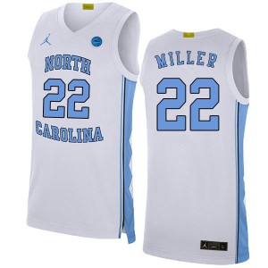 Men's Tar Heels #22 Walker Miller White 2020 Stitched Jerseys 474561-612