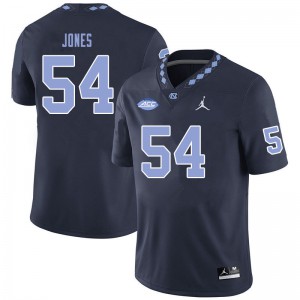 Men's UNC Tar Heels #54 Avery Jones Black Jordan Brand Stitched Jersey 769497-722