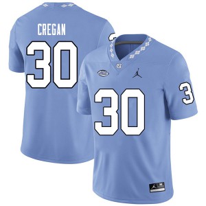 Men UNC #30 Devin Cregan Carolina Blue Jordan Brand Official Jerseys 883669-868