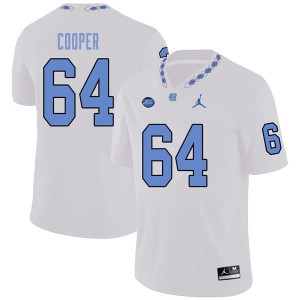 Mens North Carolina Tar Heels #64 Jonathan Cooper White Jordan Brand High School Jerseys 941967-104