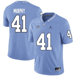 Men UNC Tar Heels #41 Kyle Murphy Carolina Blue Jordan Brand Football Jersey 794843-205