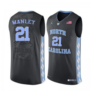 Men UNC #21 Sterling Manley Black Stitched Jerseys 929185-642