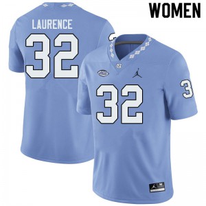 Women UNC #32 Mason Laurence Blue Jordan Brand Player Jersey 153804-857