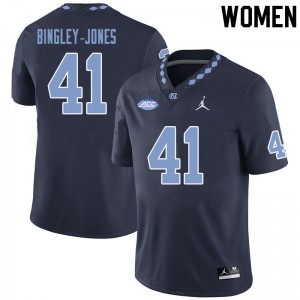 Women North Carolina #41 Kedrick Bingley-Jones Black Player Jerseys 680513-340