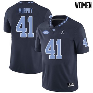 Womens UNC #41 Kyle Murphy Navy Jordan Brand Embroidery Jerseys 232234-844