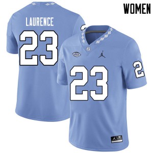 Womens North Carolina #23 Mason Laurence Carolina Blue Jordan Brand Player Jerseys 875242-650
