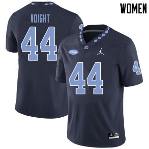Womens University of North Carolina #44 Mike Voight Navy Jordan Brand NCAA Jersey 315122-404