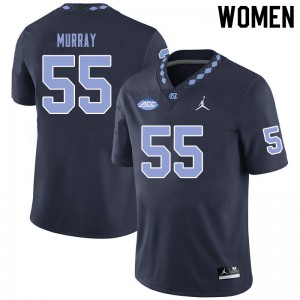 Womens Tar Heels #55 Ty Murray Black Jordan Brand Official Jerseys 815116-450