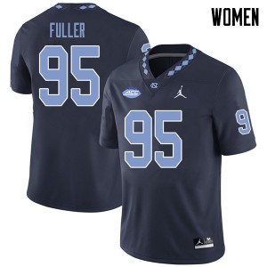 Women's North Carolina Tar Heels #95 William Fuller Navy Jordan Brand NCAA Jerseys 633704-937