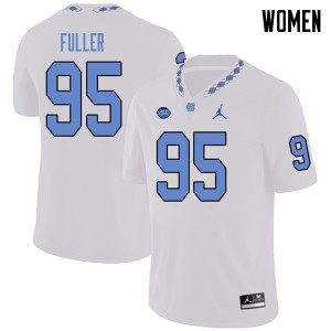 Women's UNC #95 William Fuller White Jordan Brand Official Jersey 227183-766