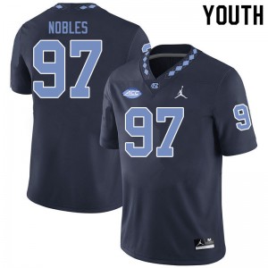 Youth North Carolina #97 Alex Nobles Black Jordan Brand Player Jerseys 815453-554