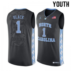 Youth North Carolina #1 Leaky Black Black High School Jersey 995211-901