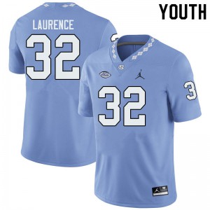 Youth UNC Tar Heels #32 Mason Laurence Blue Jordan Brand NCAA Jersey 807929-411