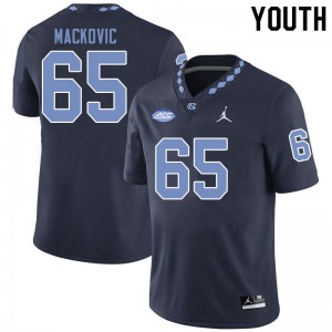 Youth North Carolina Tar Heels #65 Nick Mackovic Black Jordan Brand University Jersey 190508-354