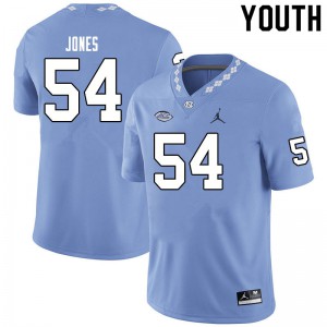 Youth University of North Carolina #54 Avery Jones Blue Jordan Brand Alumni Jerseys 420377-794