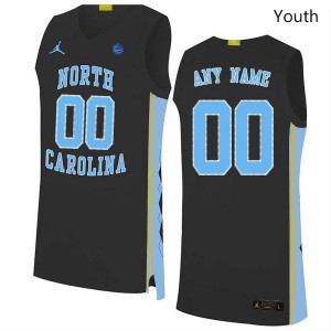 Youth UNC #00 Custom Black Jordan Brand 2019 High School Jerseys 106172-452