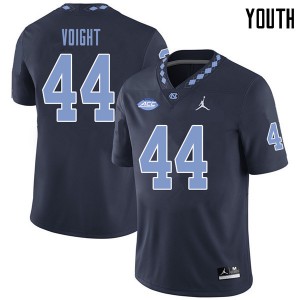 Youth North Carolina Tar Heels #44 Mike Voight Navy Jordan Brand NCAA Jerseys 186072-245