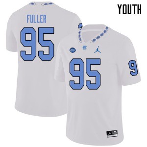 Youth UNC #95 William Fuller White Jordan Brand High School Jerseys 758963-651